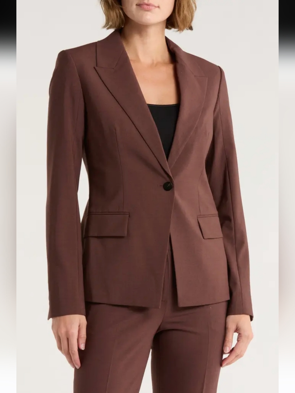Theory Copper Rust Blazer Suit Jacket